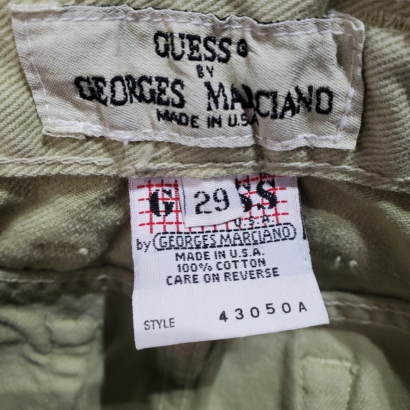 Vintage GUESS Marciano Womens High Rise Jeans Size 26 Light Green Tapered Leg - Picture 2 of 13